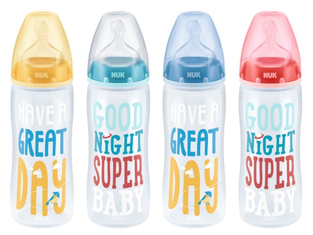 But.niem. 360 ml NUK First Choice+ z tworzywa (PP) ze smoczkiem silik. 2XL 216.212 interakcje ulotka  - 1 szt.