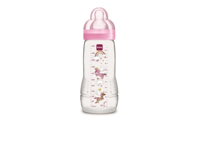 Butel. MAM 330 ml Baby Bottle Fairytale 4+ Girl do karmienia interakcje ulotka  - 1 szt.