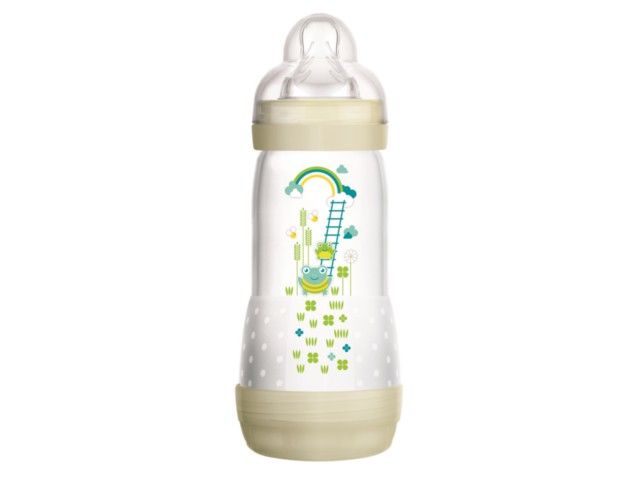 Butel. MAM PC 320 ml Anti-Colic Smoczek na but.4+ szybki przepł. interakcje ulotka butelka  1 op.