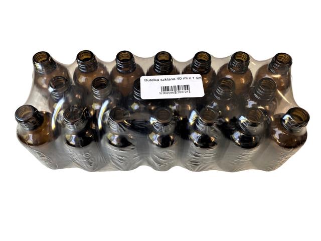 Butelka apteczna 40ml gwint 18mm interakcje ulotka butelka - 1 szt.