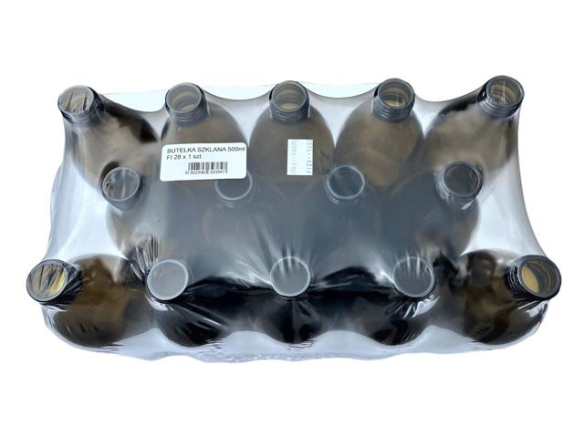 Butelka apteczna 500ml gwint 28mm interakcje ulotka butelka - 1 szt.