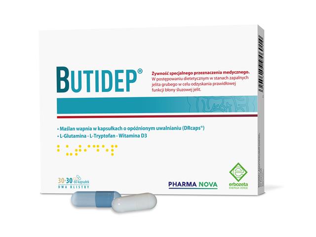 Butidep interakcje ulotka kapsułki  60 kaps. (30 kaps. + 30 kaps.)