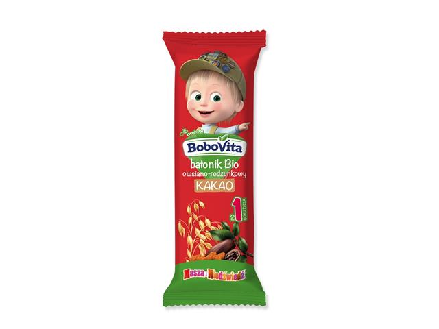 BV Batonik Bio owsiano-rodzynkowy Kakao interakcje ulotka baton  20 g