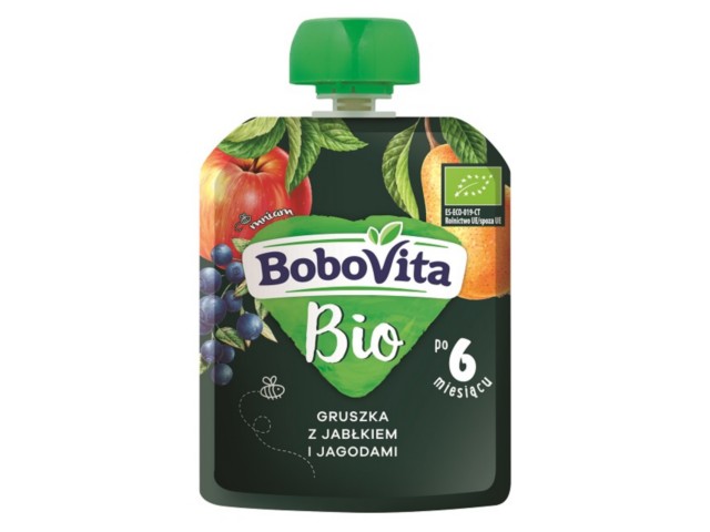 BV Bio Gruszka z Jabłkiem i Jagodami interakcje ulotka   80 g