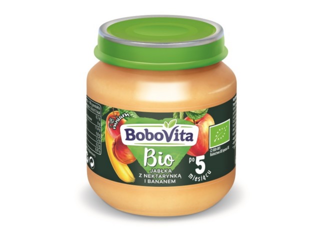 BV Bio Jabłka z Nektarynką i Bananem interakcje ulotka   125 g