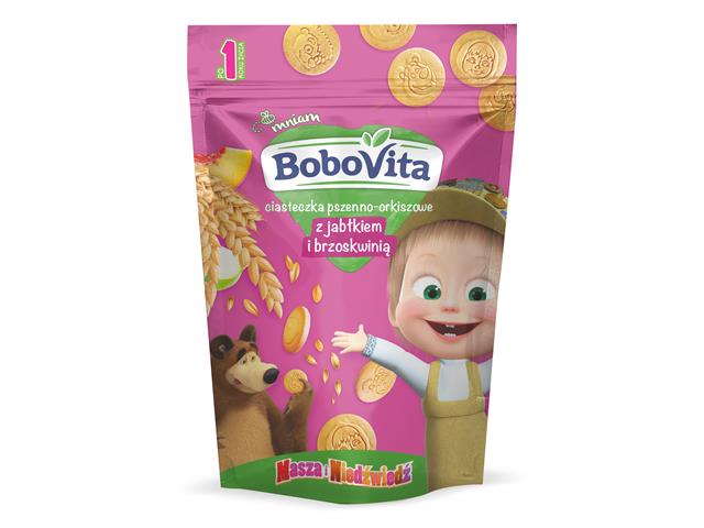 BV Ciasteczka pszenno-orkiszowe z jabłkiem i brzoskwinią interakcje ulotka ciastka - 150 g