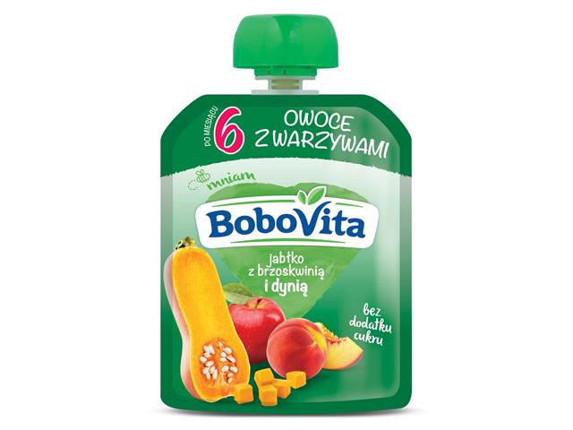 BV Jabłko z brzoskwinią i dynią interakcje ulotka mus - 80 g