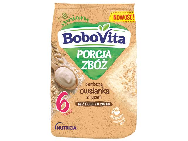 BV Porcja Zbóż Bezmleczna owsianka z ryżem interakcje ulotka proszek - 170 g