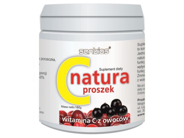 C Natura interakcje ulotka proszek  180 g