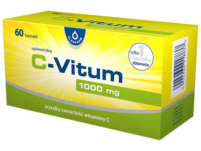 C-Vitum interakcje ulotka kapsułki  60 kaps.