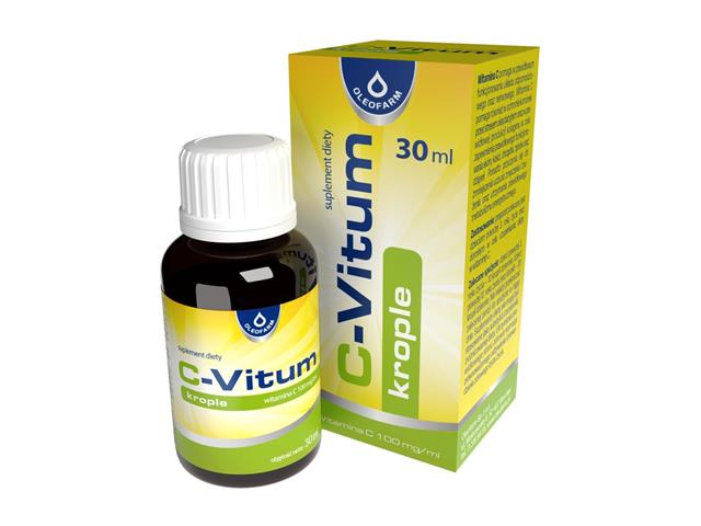 C-Vitum interakcje ulotka krople  30 ml