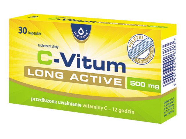 C-Vitum Long Active interakcje ulotka kapsułki  30 kaps.