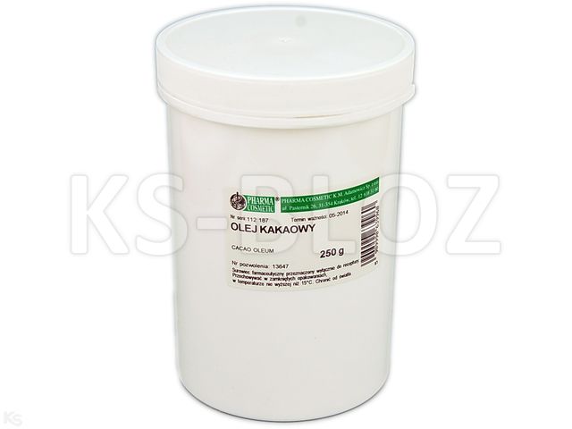 Cacao Oleum interakcje ulotka podłoże - 250 g