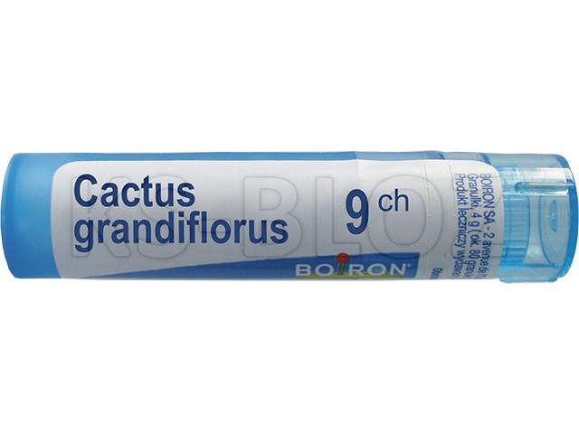 Cactus Grandiflorus 9 CH interakcje ulotka granulki  4 g