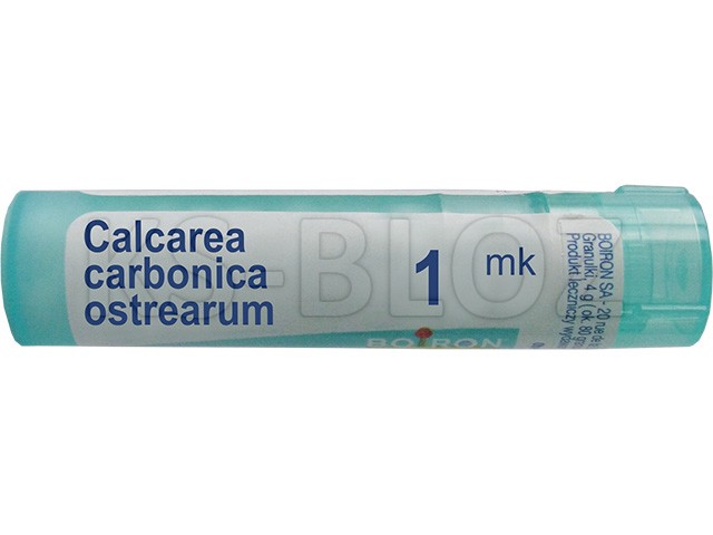 Calcarea Carbonica Ostrearum 1 MK interakcje ulotka granulki  4 g