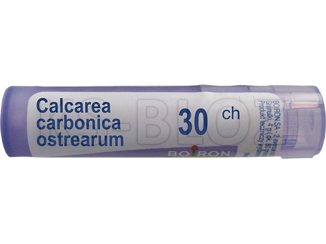 Calcarea Carbonica Ostrearum 30 CH interakcje ulotka granulki  4 g