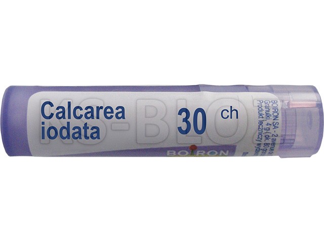 Calcarea Iodata 30 CH interakcje ulotka granulki  4 g