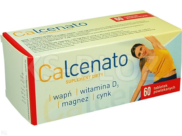 Calcenato interakcje ulotka tabletki powlekane  60 tabl.