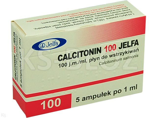 Calcitonin 100 Jelfa interakcje ulotka płyn do wstrzykiwań 100 j.m./ml 5 amp. po 1 ml