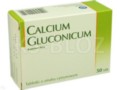 Calcium Gluconicum smak cytrynowy interakcje ulotka tabletki powlekane  50 tabl.