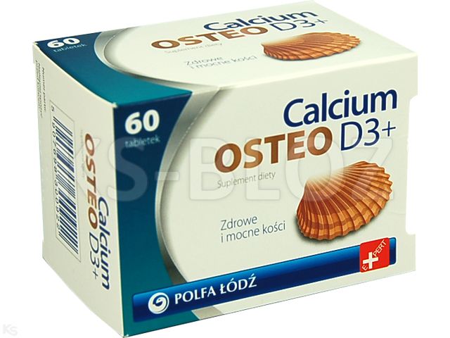 Calcium Osteo D3+K interakcje ulotka tabletki  60 tabl.