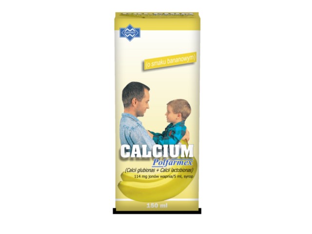 Calcium Polfarmex interakcje ulotka syrop 115 mg Ca2+/5ml 150 ml (but. PET)