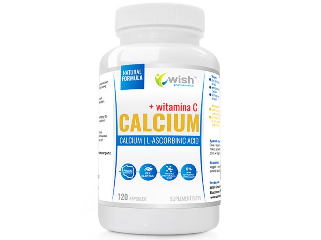 Calcium + Witamina C interakcje ulotka kapsułki  120 kaps.