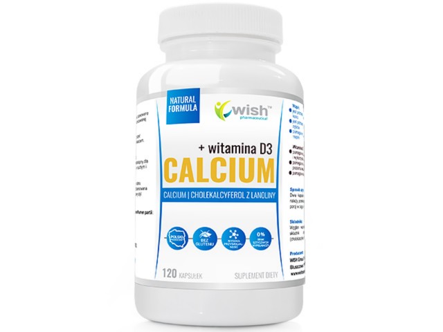 Calcium + Witamina D3 interakcje ulotka kapsułki  120 kaps.