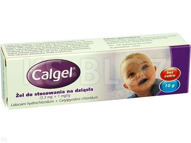 Calgel interakcje ulotka żel do stosowania na dziąsła (3,3mg+1mg)/g 10 g (tub.)