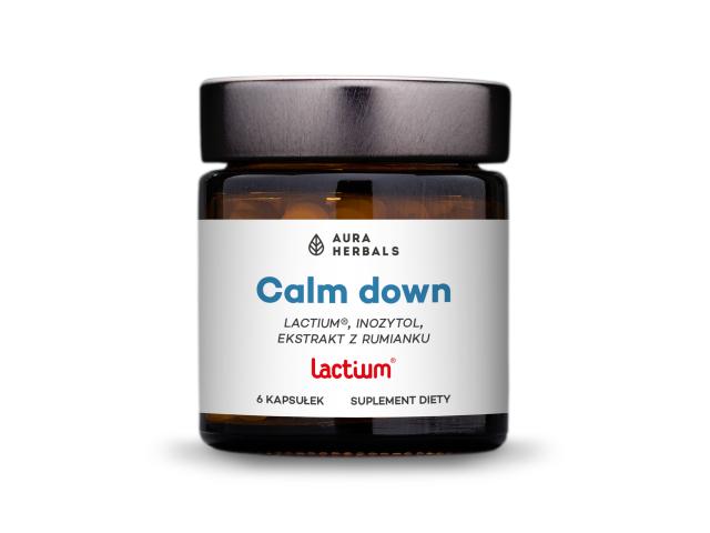 Calm Down Lactium interakcje ulotka kapsułki - 6 kaps.