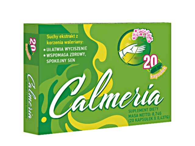 Calmeria interakcje ulotka kapsułki - 20 kaps. (2 blist. po 10 kaps.)