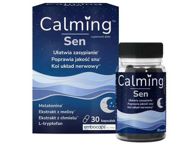 Calming Sen interakcje ulotka kapsułki twarde - 30 kaps.