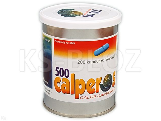 Calperos 500 interakcje ulotka kapsułki twarde 200 mg Ca2+ 200 kaps.