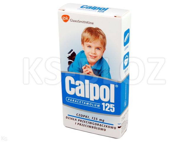 Calpol 125 interakcje ulotka czopki doodbytnicze 125 mg 10 czop.