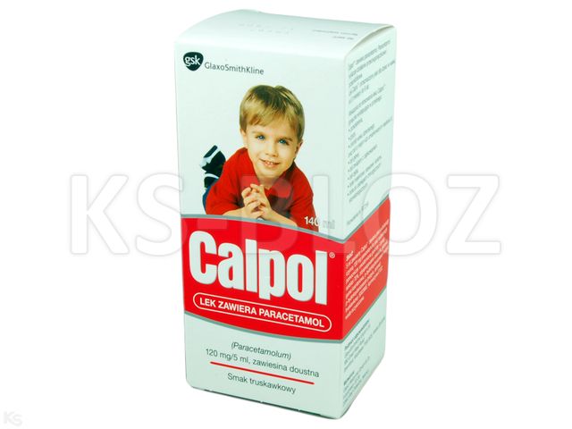 Calpol interakcje ulotka zawiesina doustna 120 mg/5ml 140 ml
