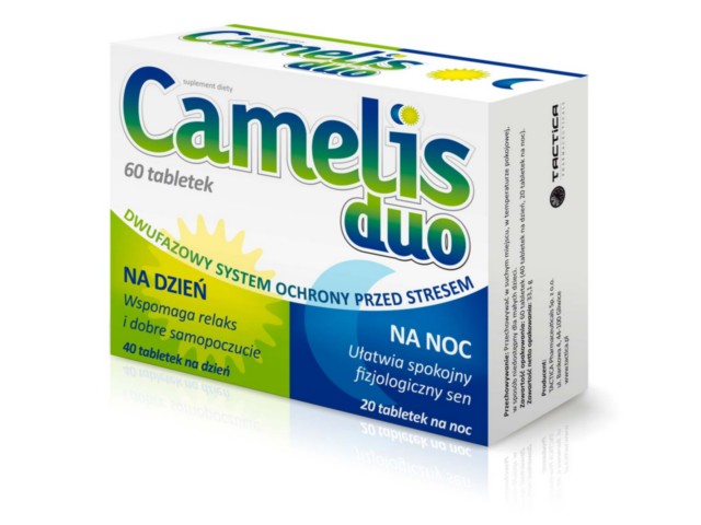Camelis DUO interakcje ulotka tabletki  60 tabl. | 3 blist.po 20 szt.