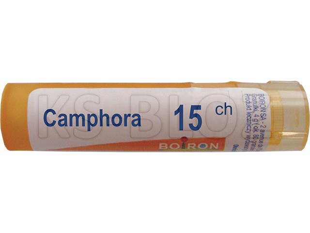 Camphora 15 CH interakcje ulotka granulki  4 g