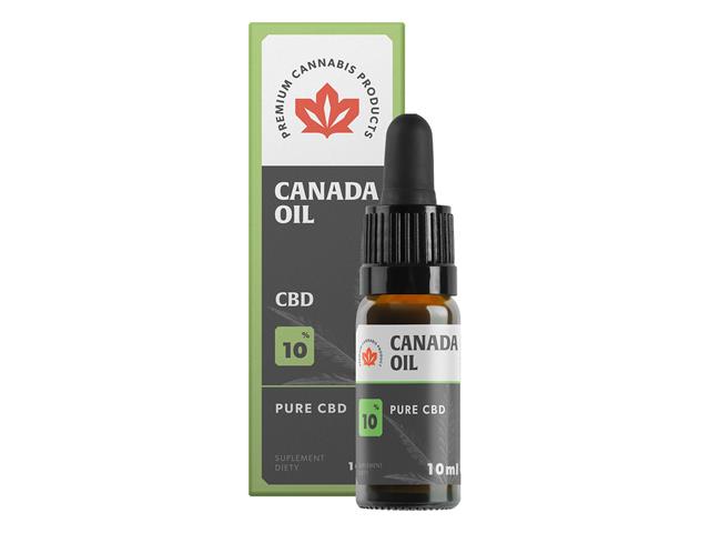 Canada Oil CBD 10% interakcje ulotka olej - 10 ml (but.z zakrapl.)