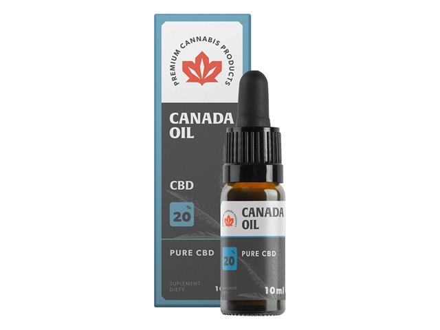 Canada Oil CBD 20% interakcje ulotka olej  10 ml | butelka z zakrap.