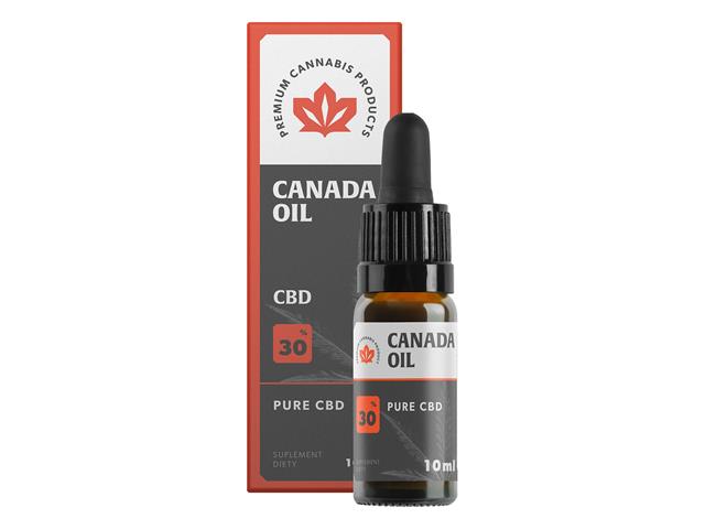 Canada Oil CBD 30% interakcje ulotka olej  10 ml | butelka z zakrap.