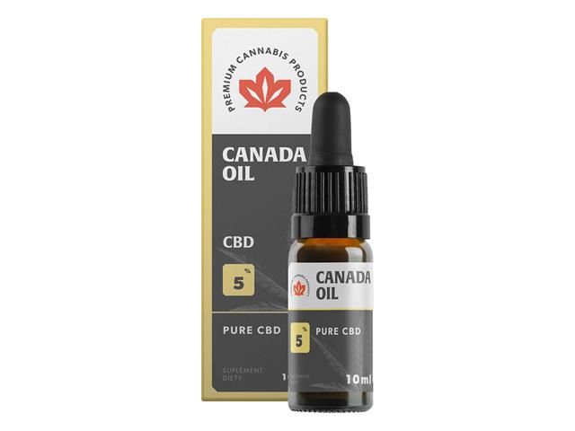 Canada Oil CBD 5% interakcje ulotka olej - 10 ml (but.z zakrapl.)
