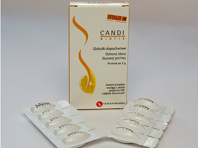 Candi Biotix interakcje ulotka globulki dopochwowe - 10 glob. po 2 g