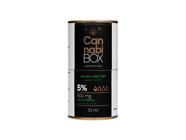 Cannabibox CBG 5% interakcje ulotka olejek - 10 ml