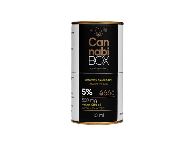 Cannabibox CBN 5% interakcje ulotka krople - 10 ml