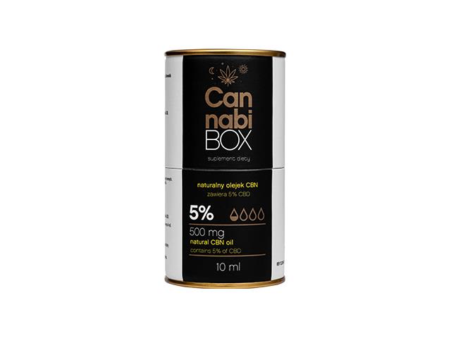 Cannabibox CBN 5% interakcje ulotka krople  10 ml