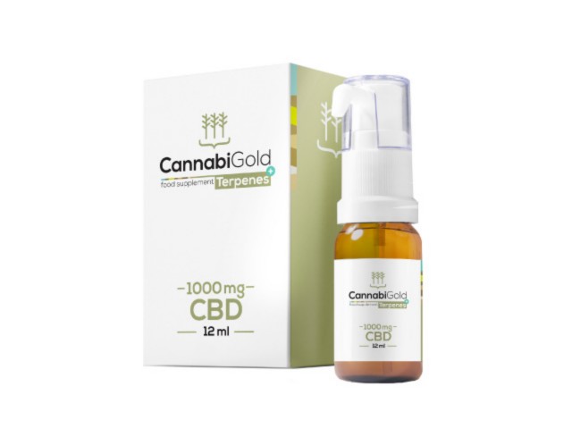 CannabiGold Terpenes+ 1000 interakcje ulotka olej  12 ml | butelka