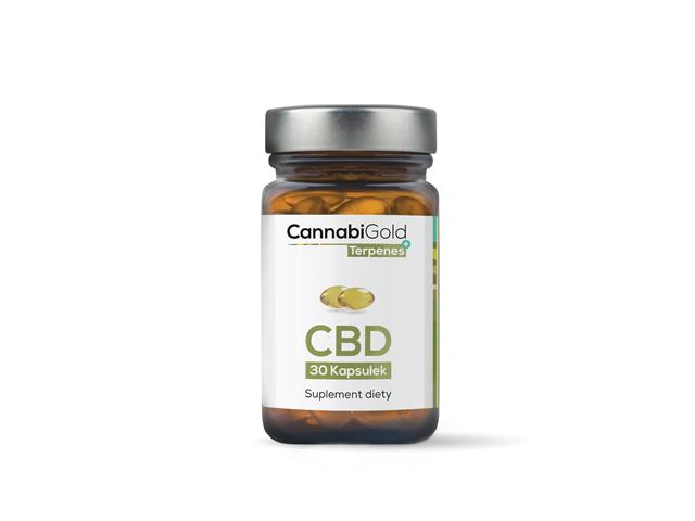 CannabiGold Terpenes+ interakcje ulotka kapsułki z roślinnej celulozy - 30 kaps. (słoik)