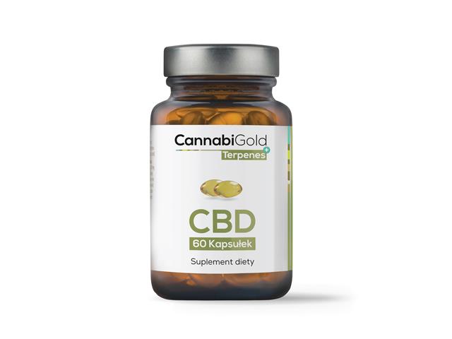 CannabiGold Terpenes+ interakcje ulotka kapsułki z roślinnej celulozy - 60 kaps. (słoik)