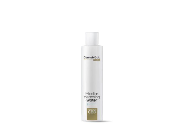 CannabiGold Ultra Care Micellar Cleansing Water Dry And Sensitive Skin interakcje ulotka płyn - 200 ml