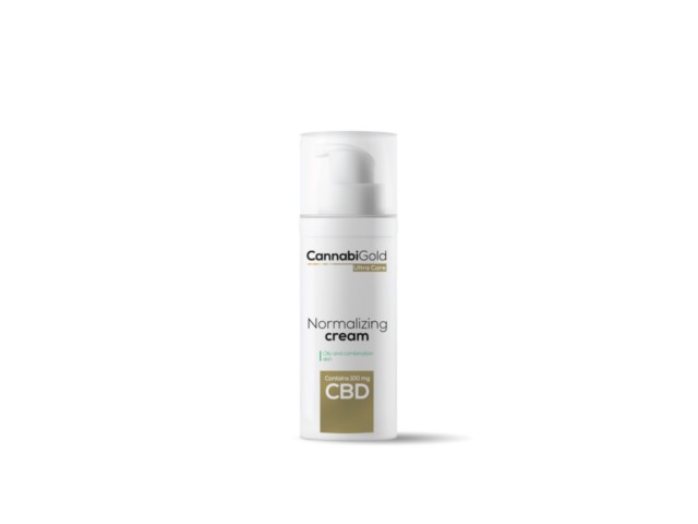 CannabiGold Ultra Care Normalizing Creamoil And Combination Skin interakcje ulotka krem  50 ml